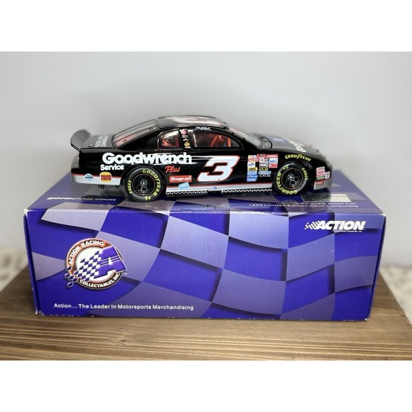 Action Racing 1999 Dale Earnhardt #3 Goodwrench 1:24 Scale Limited Edition - Picture 2 of 16
